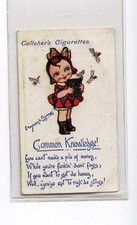 (Jx623-100) Gallaher,Kute Kiddies Series,Common Knowledge, 1916 #20