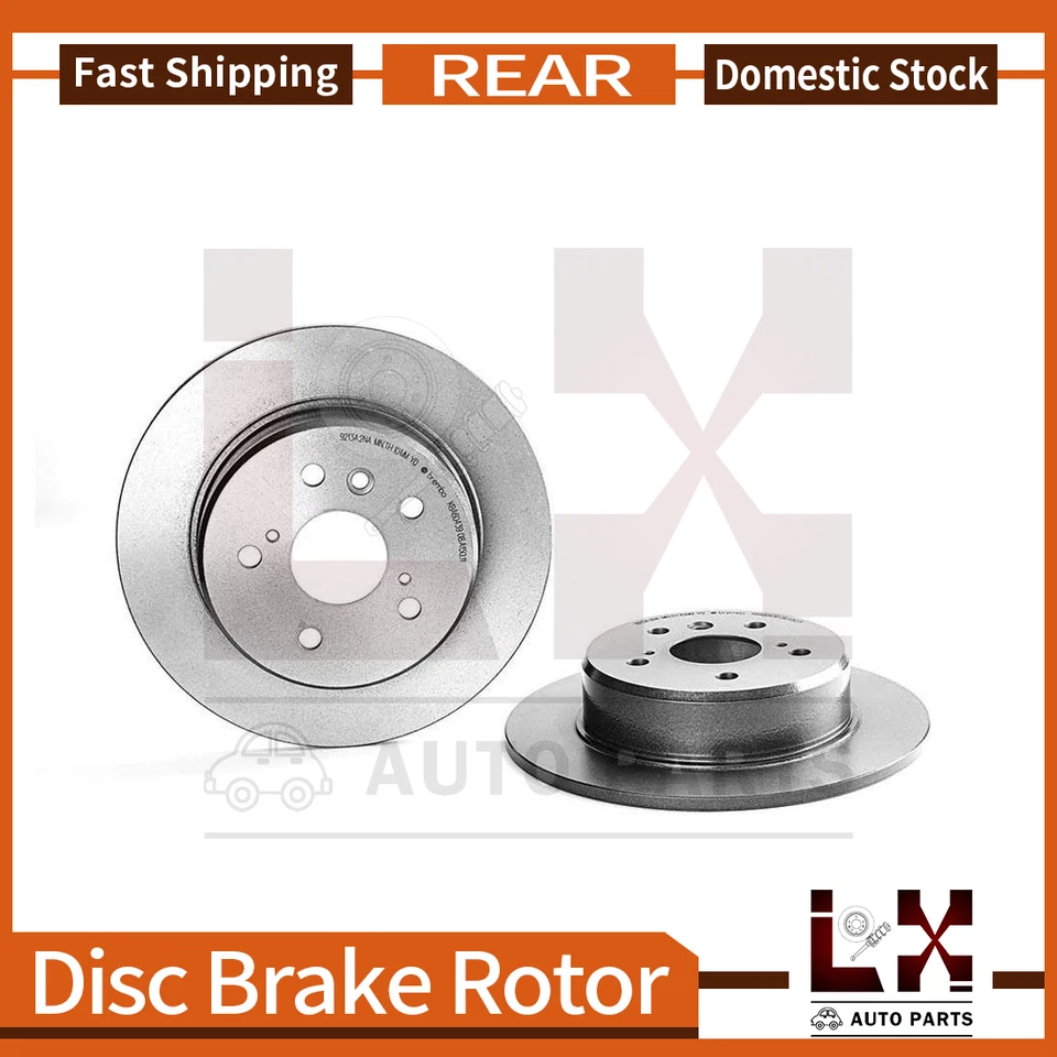 Комплект задних высокопроизводительных оригинальных тормозных дисков Brembo для Toyota Highlander 2001 2002 - Изображение 1 из 4