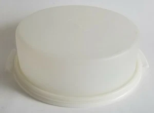 Tupperware 9" Pie Taker Cake Domed White #719 Vintage   A23b - Picture 1 of 2
