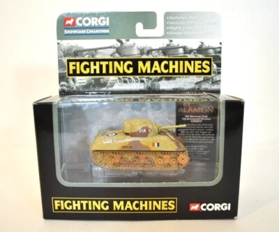2002 Corgi Fighting Machines EL ALAMEIN M4 SHERMAN WWII Tank Mint In Box - Image 1 of 4