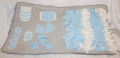 Pet Dog Pig Snuffle Mat Nosework Feeding Mat Interactive Puzzle XL 38" - Image 1 of 4