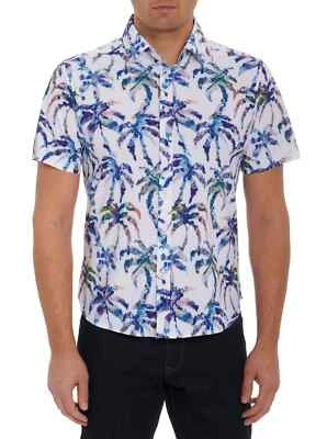 Robert Graham Men's 7 Palms Performance Short Sleeve Knit Shirt Classic Fit - Image 1 of 4