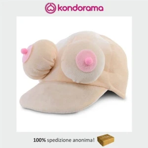 Cappello tette rosa peluche addio al nubilato celibato gadget per adulti sexy - Foto 1 di 5