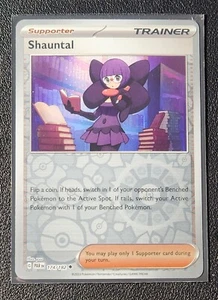 2x Shauntal 174/182 (1 reverse holo) Pokemon card SV Paradox Rift uncommon NM - Picture 1 of 2
