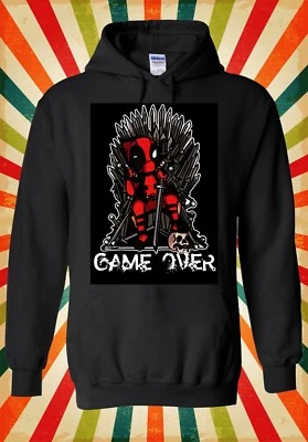 Game Over Dead Pool Juego de Tronos Hombres Mujeres Unisex Top Sudadera con Capucha Sudadera 1913 - Imagen 1 de 4