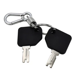 166 Forklift Ignition Keys with Key Chain for Hyster Gradall Generic Clark Yale - Picture 1 of 6