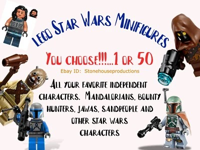 Minifiguras Lego Star Wars.  Personajes varios, compra uno o varios.  Actualizaciones semanales Foto 1 de 2