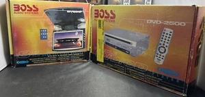 Boss mobile video monitor 8” BV8IRF & DVD/CD Player DVD- 2500 NIB Vision - Picture 1 of 6