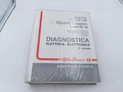 Manuale officina Alfa Romeo Alfa 33 Berlina e Sport Wagon diagnostica Vol. 2 '93 - Immagine 1 di 4