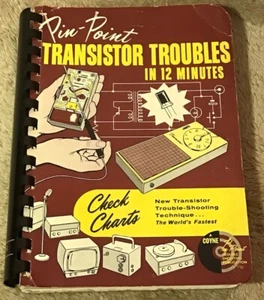 Pin-Point Transistor Troubles in 12 Minutes Manual ~ c. 1959 ~ Original - Foto 1 di 7