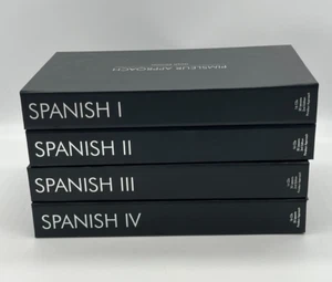 COMPLETE Set Pimsleur Approach Gold Edition Spanish I - IV Language Instruction - Foto 1 di 6