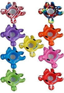 Ineinandergreifender aufblasbarer See Pool Fluss Floß Schlauch Schwimmer Fuzzle Mesh Boden - Bild 1 von 25