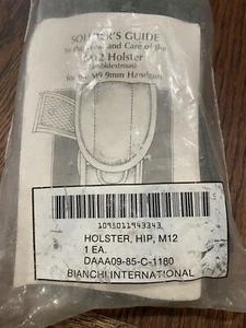 Bianchi M12 Military Holster - Olive Drab New In Bag!!For The M9 9mm Handgun - Picture 1 of 8