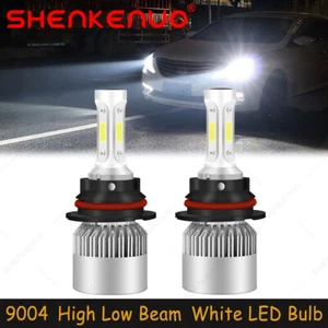 For Nissan Frontier 1999-2000 White 9004 HB1 LED Headlight Bulb High Low Beam S2 - Picture 1 of 12