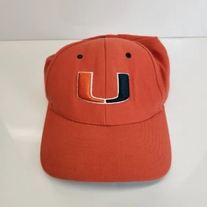 Gorra de baile de lana/acrílico ZEPHYR University of Miami Hurricanes talla 7 3/8 - Imagen 1 de 7