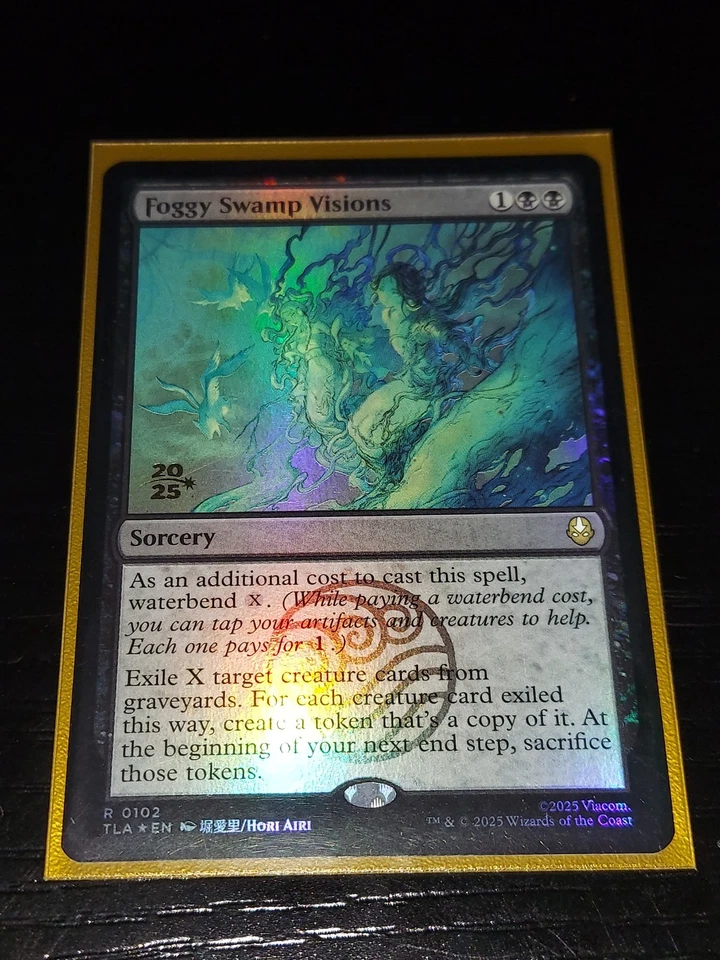 ** Foggy Swamp Vision PreRelease Foil - Avatar The Last Air Bender ** [NM] MTG - Image 1 of 1