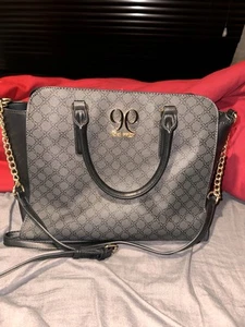 Nine West Black Satchel - Picture 1 of 5