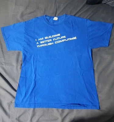 Рубашка Rooster Teeth - Red Vs Blue - Better Future Through Computing - большая - Изображение 1 из 4