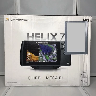 Humminbird HELIX 7 CHIRP MEGA DI GPS G4 Fish Finder 411610-1 - Image 1 of 4