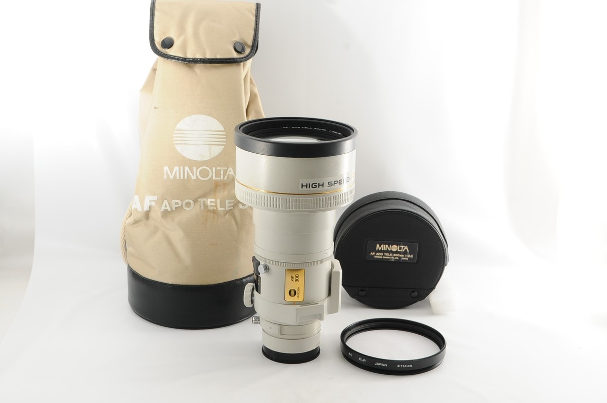 【大口径望遠】Minolta 300mm F4.5　アダプタ付