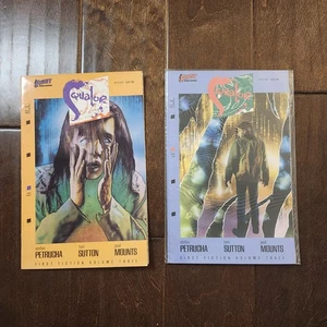 Lotto horror fantascientifico Squalor #1 & #2 prima pubblicazione 1992 Petrucha Sutton Mounts - Foto 1 di 9