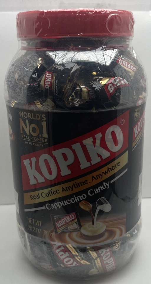 Kopiko Cappuccino Candy 28.2 Oz Bulk 200 Pieces/Jar Exp: 10/26 - Image 1 of 3
