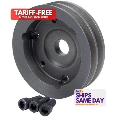 Allstar ALL31094, One Natural Aluminum Crankshaft Pulley 4-3/4In Performance Par - Image 1 of 4