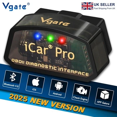 Vgate iCar Pro Bluetooth 4.0 OBD2 Code Reader OBDII Fault Diagnostic Tool - Image 1 of 4