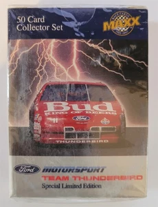 1992-Maxx-Ford Motorsport Team Thunderbird-50 Trading Card Set - Picture 1 of 1