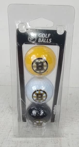 Vintage NHL Golf Ball Set x3 Boston Bruins - Picture 1 of 2