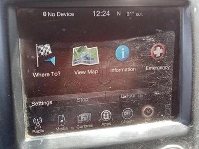 2016 Ram 1500 2500 3500 Navigation Infotainment Screen 8.4-inch 68258671AF - Image 1 of 4