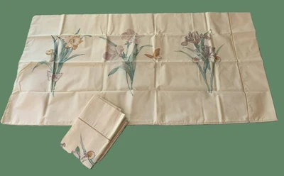De Colección Martex Mariposa JARDÍN BOTÁNICO Beige Floral King Par Fundas de Almohada Foto 1 de 4