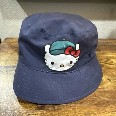 2025 Seattle Mariners Hello Kitty Bucket Hat SGA 3/29/25 Brand New Reversible - Image 1 of 2