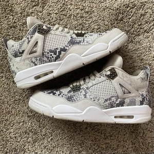Nike Air Jordan 4 Retro Premium ‘Snakeskin’ 2016 Men’s 11.5 819139-030 OG ALL - Picture 1 of 8