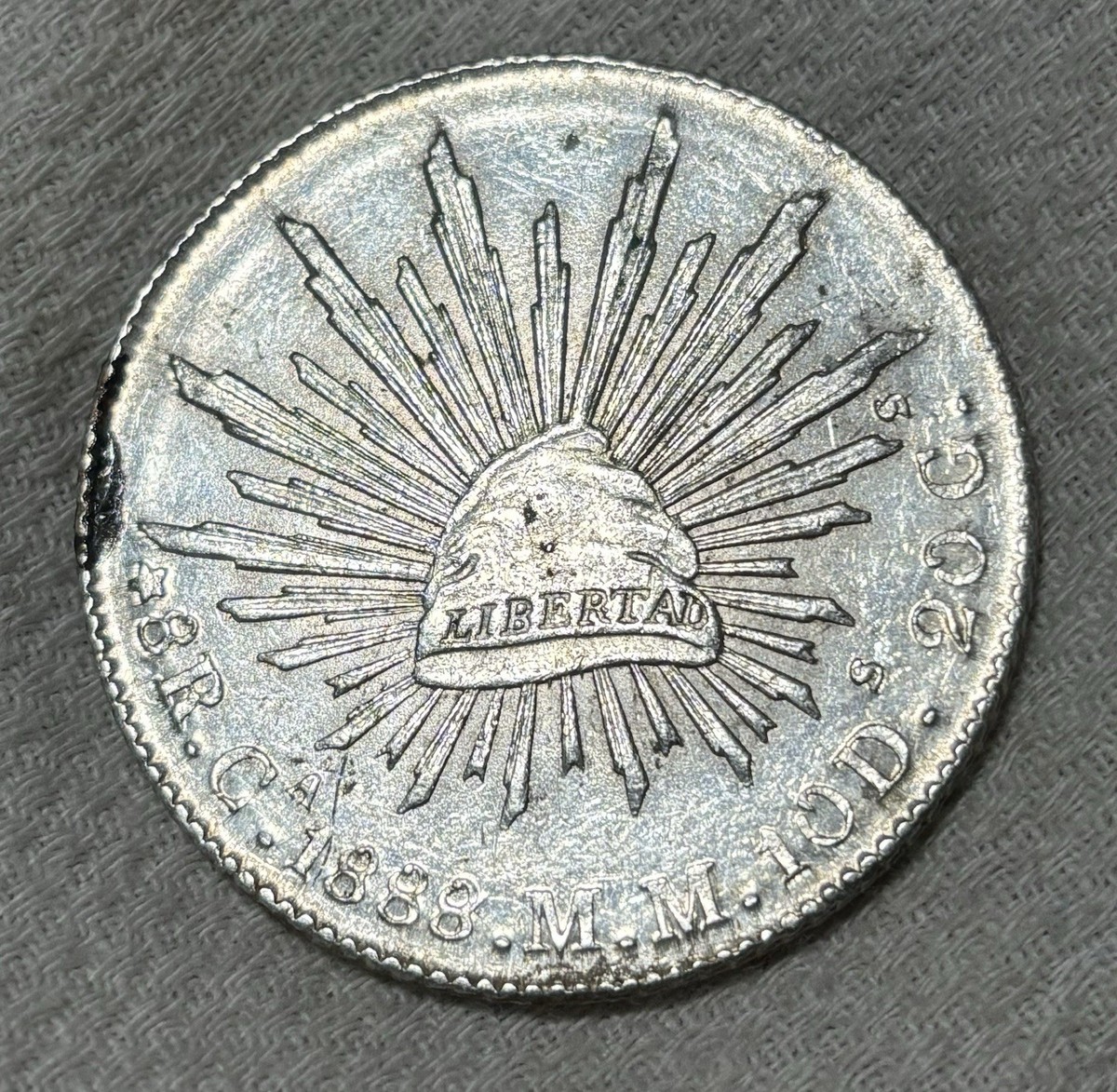 1888 Year Second Republic of Mexico Coins (1867-1905) for
