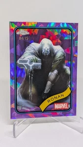 2025 Topps Chrome Marvel Sapphire Ronan Purple 4/15 #157 - Picture 1 of 2