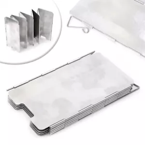 Outdoor Camping Kochen Kocher Gaskocher Windschutz Sichtschutz 9 Platten klappbar - Bild 1 von 10