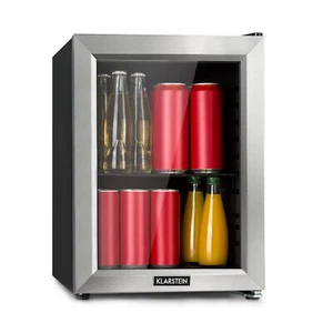 Kühlschrank Getränkekühlschrank Minibar 23 L  Flaschen Bierkühlschrank Silber - Bild 1 von 11
