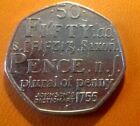 2005   Plural Of Penny 50P Coin By Samuel Johnsons 1755 Dictionary
