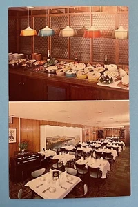 BATH New York NY Vintage 1970 Postcard M&R RESTAURANT Liberty Street interior - Picture 1 of 2