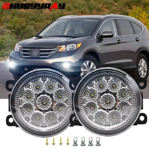 PAIR LED Front Bumper Clear Fog Light Driving Lamp For Honda CRV 2012 2013 2014 - Bild 1 von 11