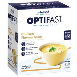 OPTIFAST VLCD 8 x 53g Sachets - Chicken Flavour Soup Meal Replacement - Picture 1 of 1