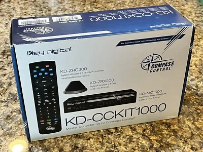 NEW Key Digital KD-CCKIT1000 Master Control Kit for Compass AV Control 2.4GHz IR - Image 1 of 3