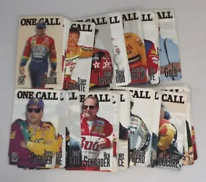 1997 FINISHLINE NASCAR "PHONE PAK" COMPLETE UNSCRATCHED ONE CALL CARD (1-37) SET - Picture 1 of 1
