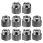 10Pcs Extruder Wheel Gear 3D Printer Parts 36 Teeth Gear Stainless Steel Extrude