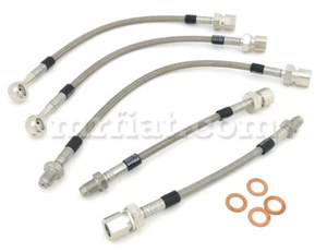 Fiat 124 Spider 5 Piece Brake Line Kit 1970-82 New - Picture 1 of 1