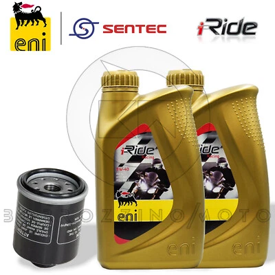 ENI - SENTEC TAGLIANDO OLIO ENI 5W40 + FILTRO PIAGGIO VESPA GTS IE SUPER 4V 125 2009-2015