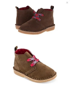 Carter’s brown suede boy boots plus extra laces SZ 11 Christmas outfit GUC - Picture 1 of 12