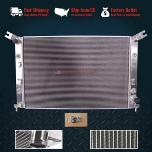 Aluminum Radiator Fit 2011-2019 Chevy GMC Silverado Sierra 2500HD 3500HD 13301 - Picture 1 of 14
