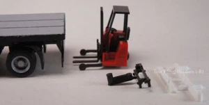 HO 1/87 Herpa # 53860-1 - montacargas con remolque unidad única - Imagen 1 de 2